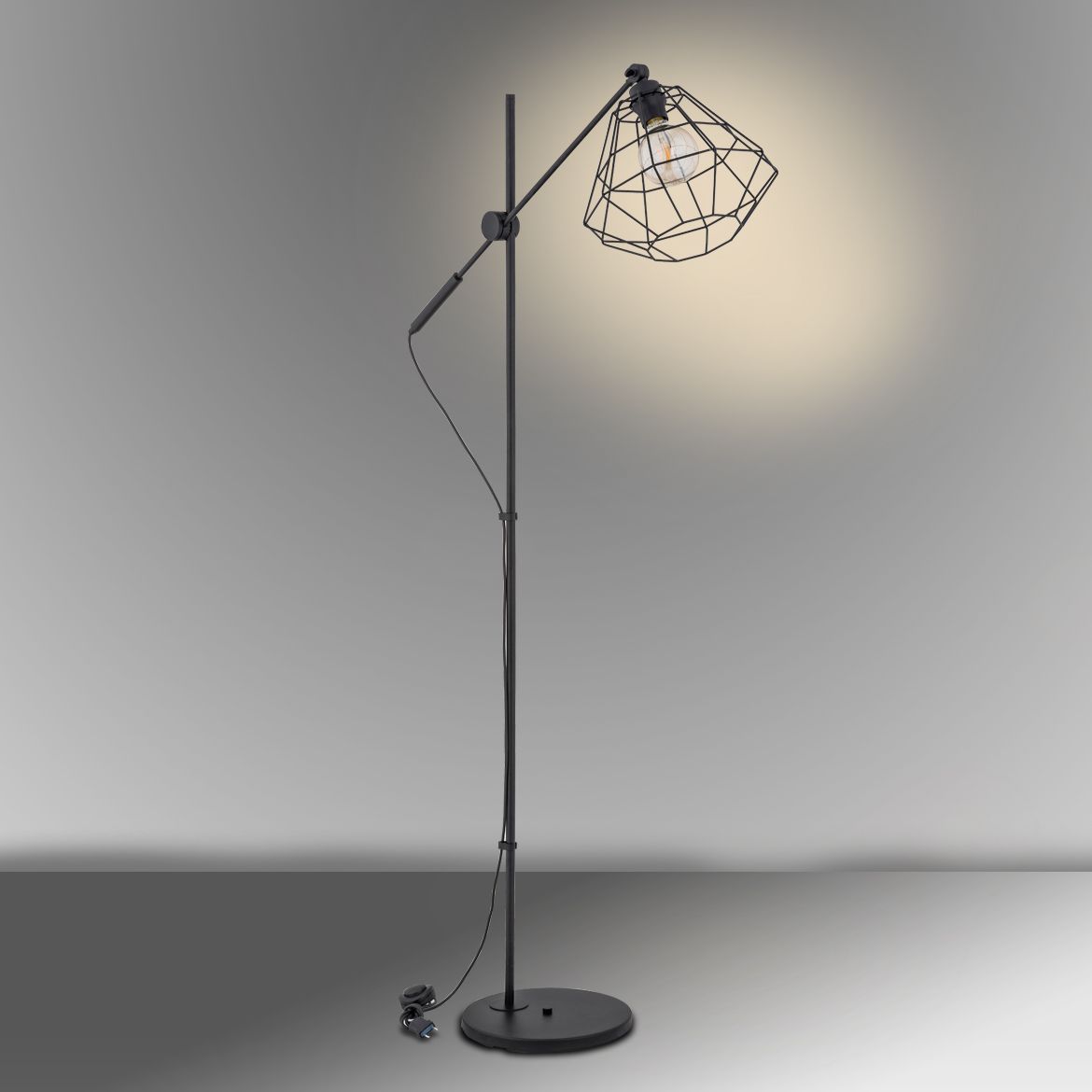 Podna Lampa Boogie Crna Emmezeta Webshop