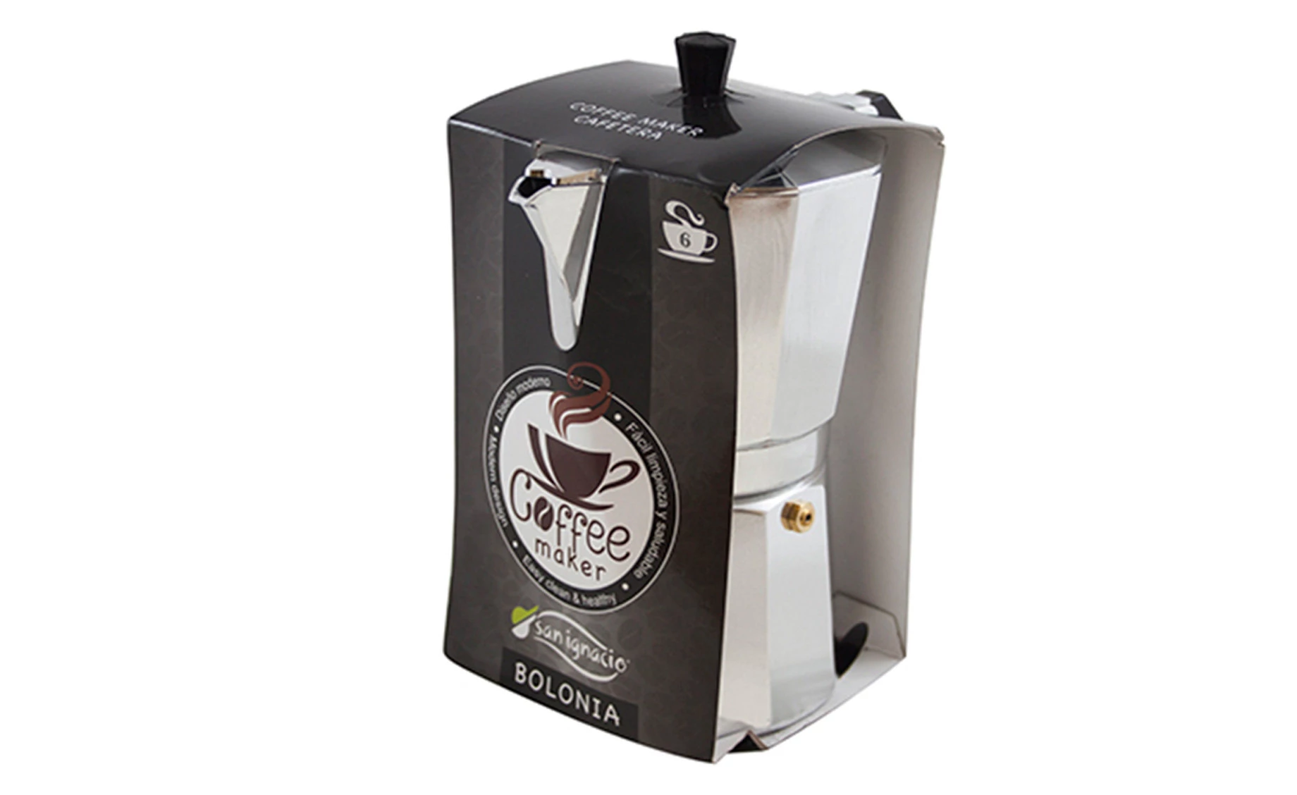 Kuhalo za kavu 6 šalica Bologna