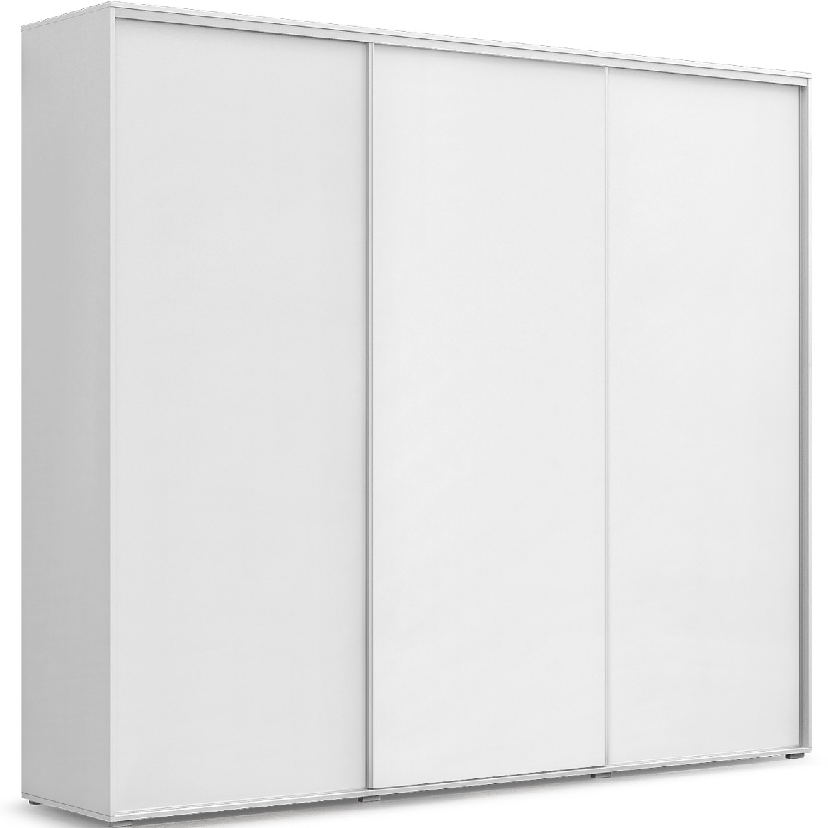 Kalina ormar 3 vrata 250x62x245 cm bela