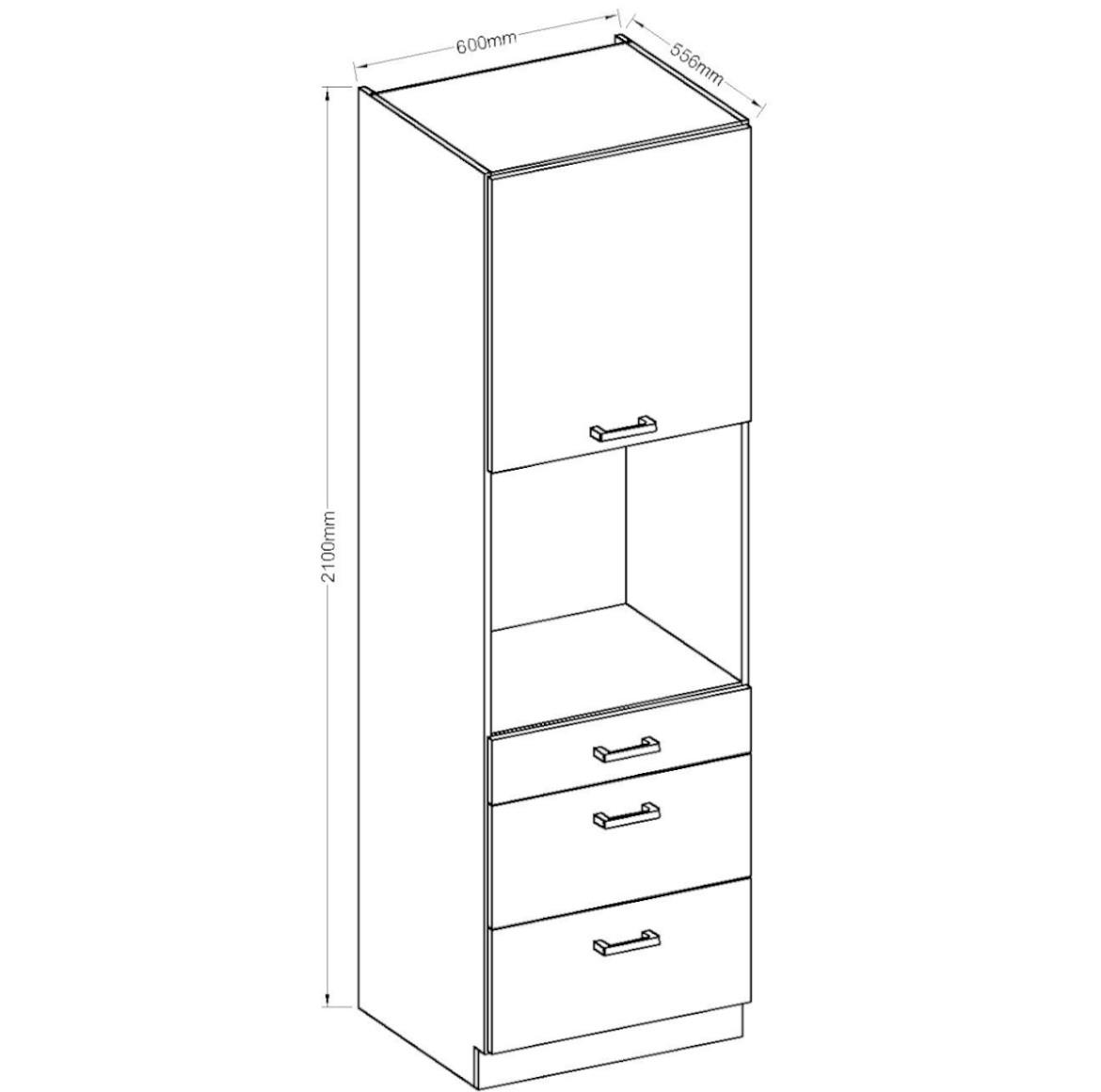 Kuhinjski element Bianka 60 DPS-210 3s 1F