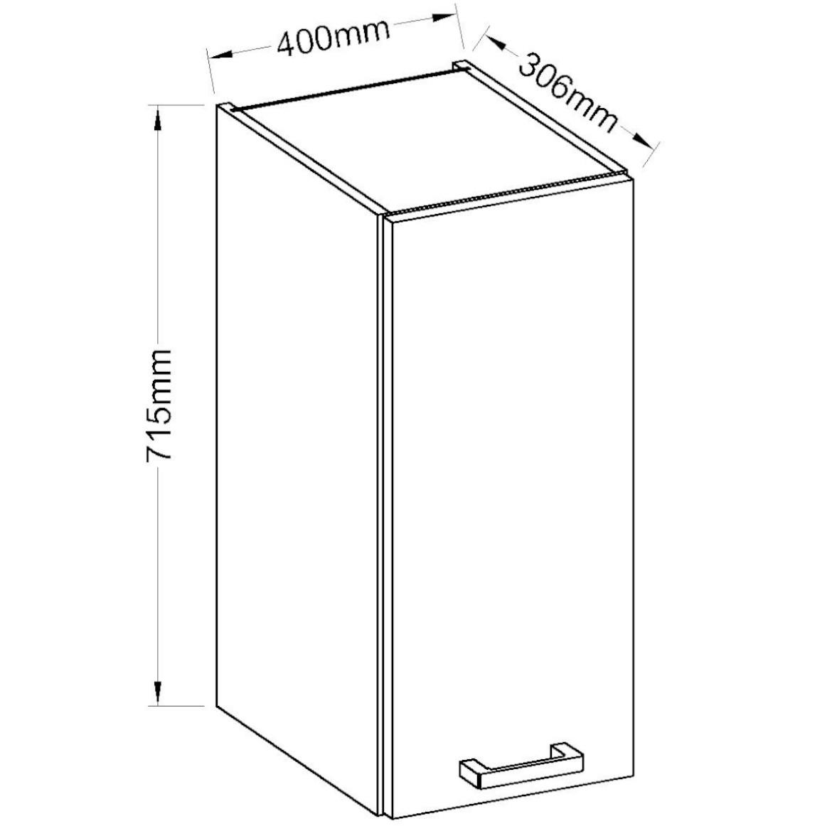 Kuhinjski element Carolina natur 30G-72 1F
