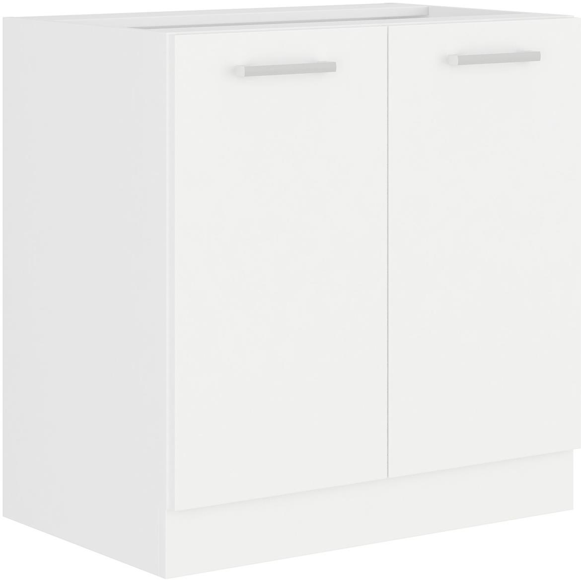Kuhinjski element Eko bela 80D 2F BB