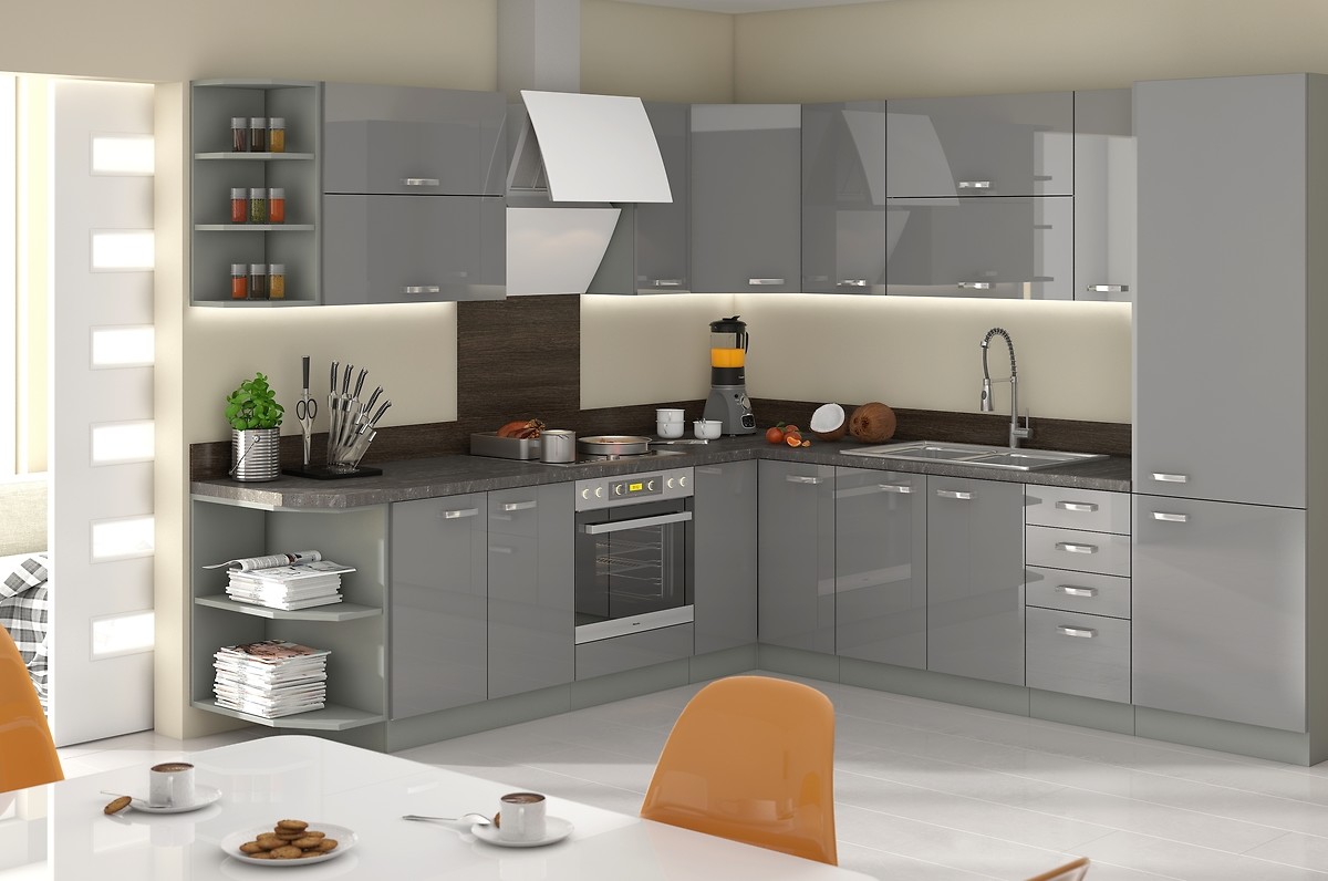Kuhinjski element Grey 60d 3s bb siva