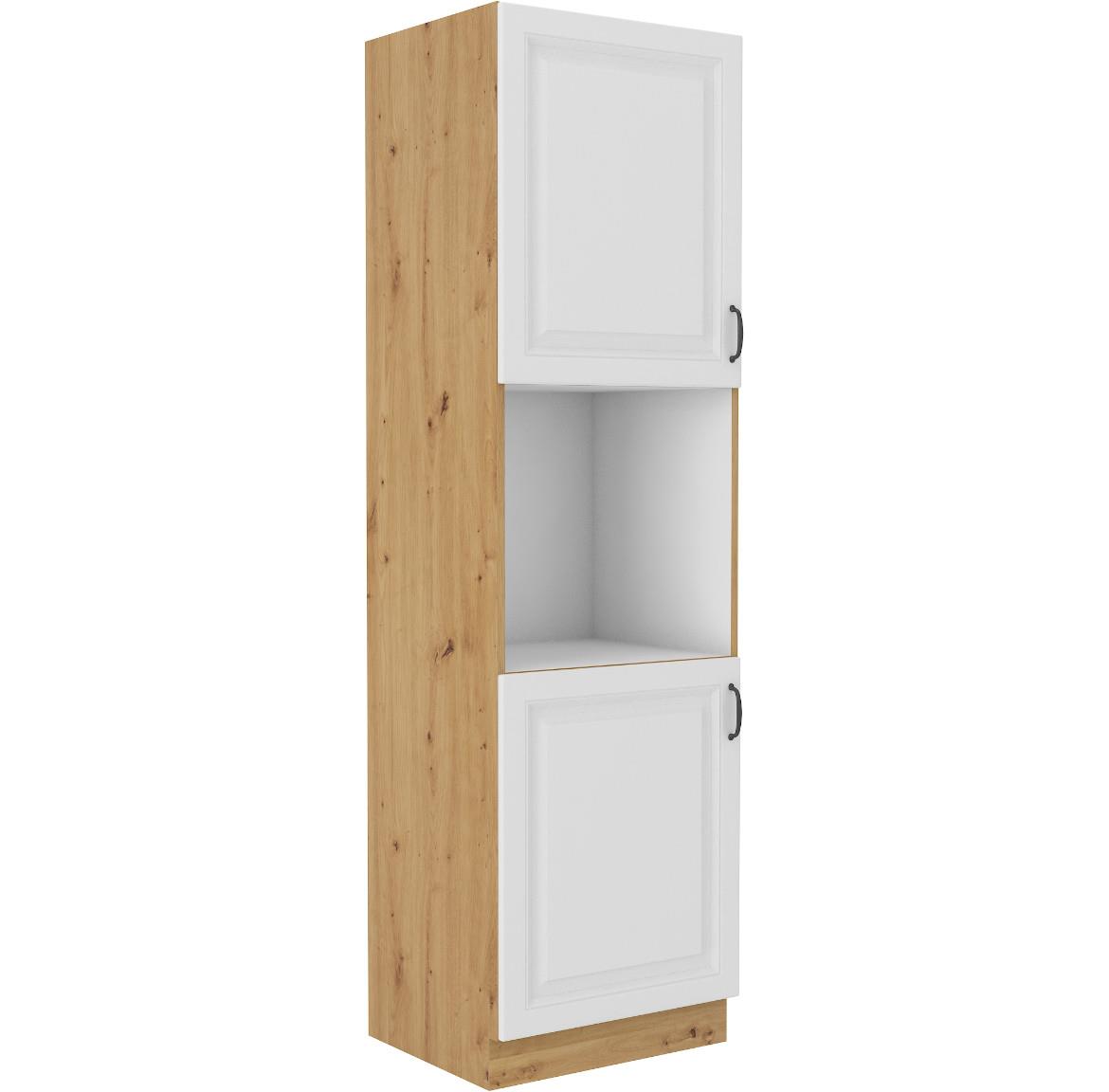 Stilo 60dp-210 2f ormar za rernu 2vrata 60x57x210 hrast artisan/beli