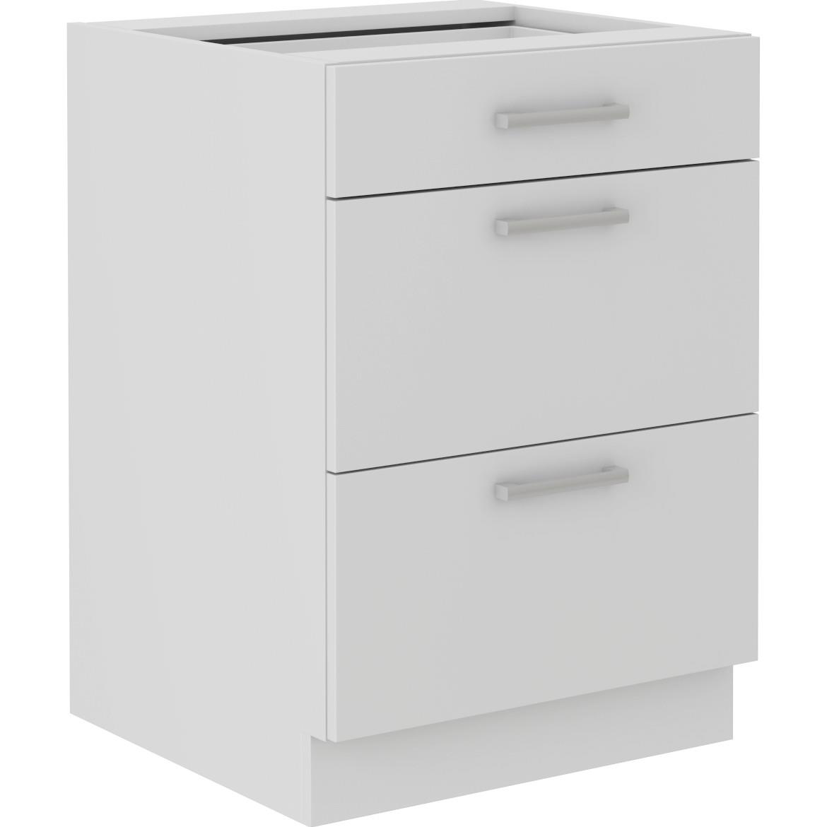 Kuhinjski element Eco White 60D 3S BB