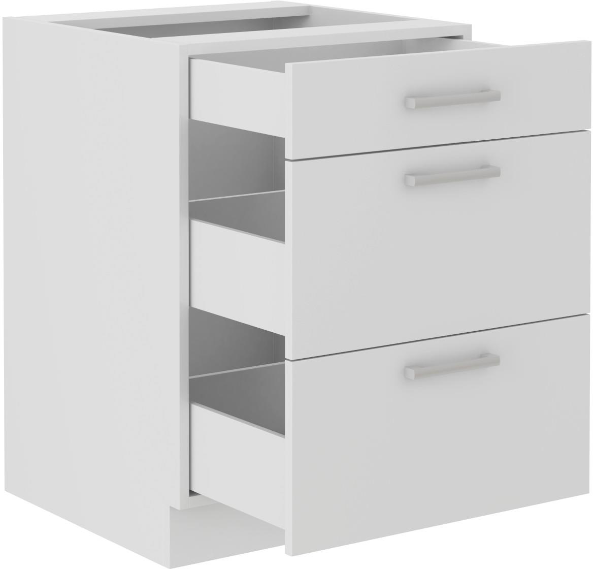 Kuhinjski element Eco White 60D 3S BB