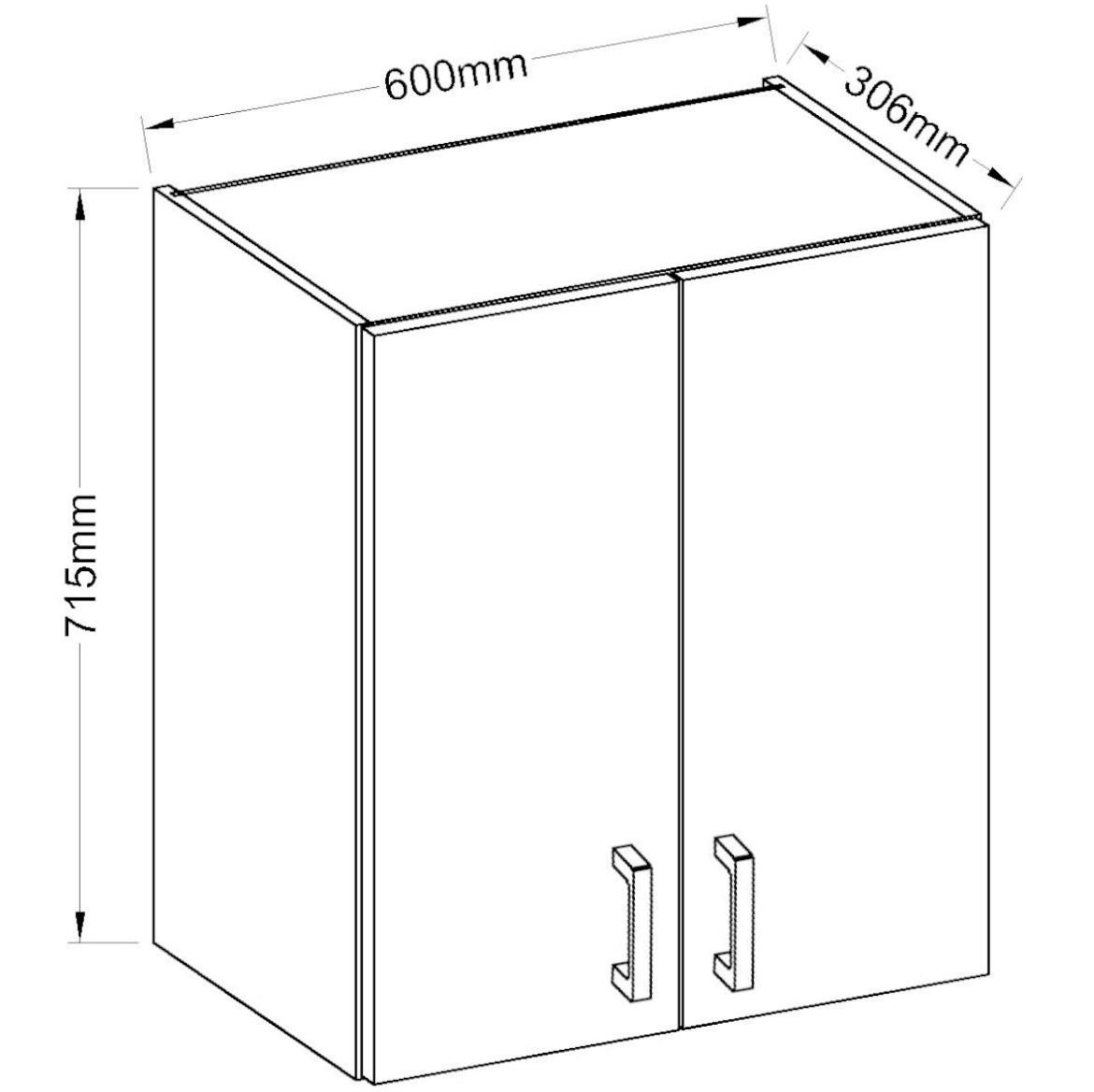 Kuhinjski element Sara sonoma 60G-72