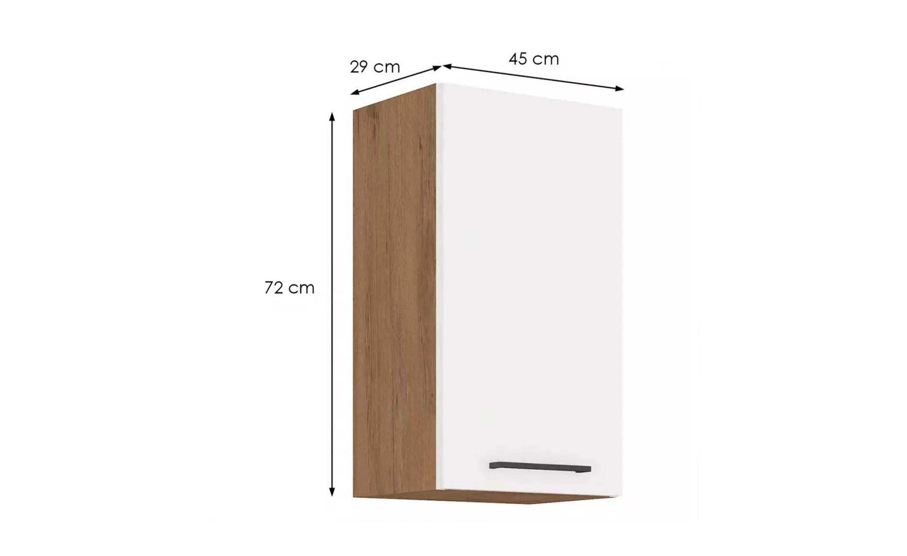 Vigo HG 45g-72 1f viseći el.1vrata 45x29x72 bela visoki sjaj
