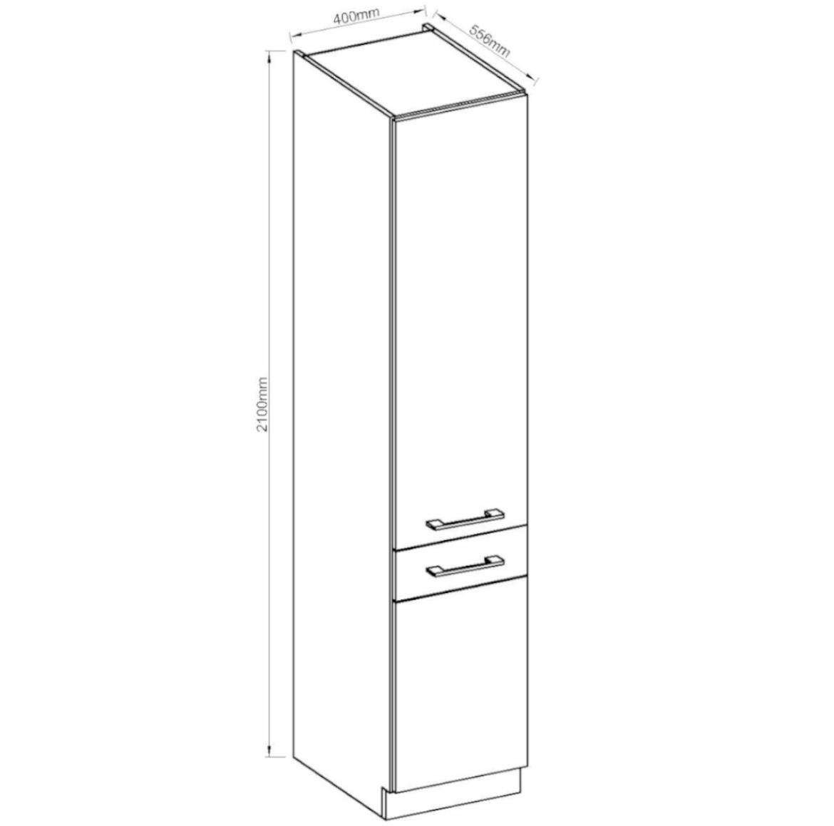 Vigo 40dk-210 2f ormar 2vrata 40x55x210 grafit