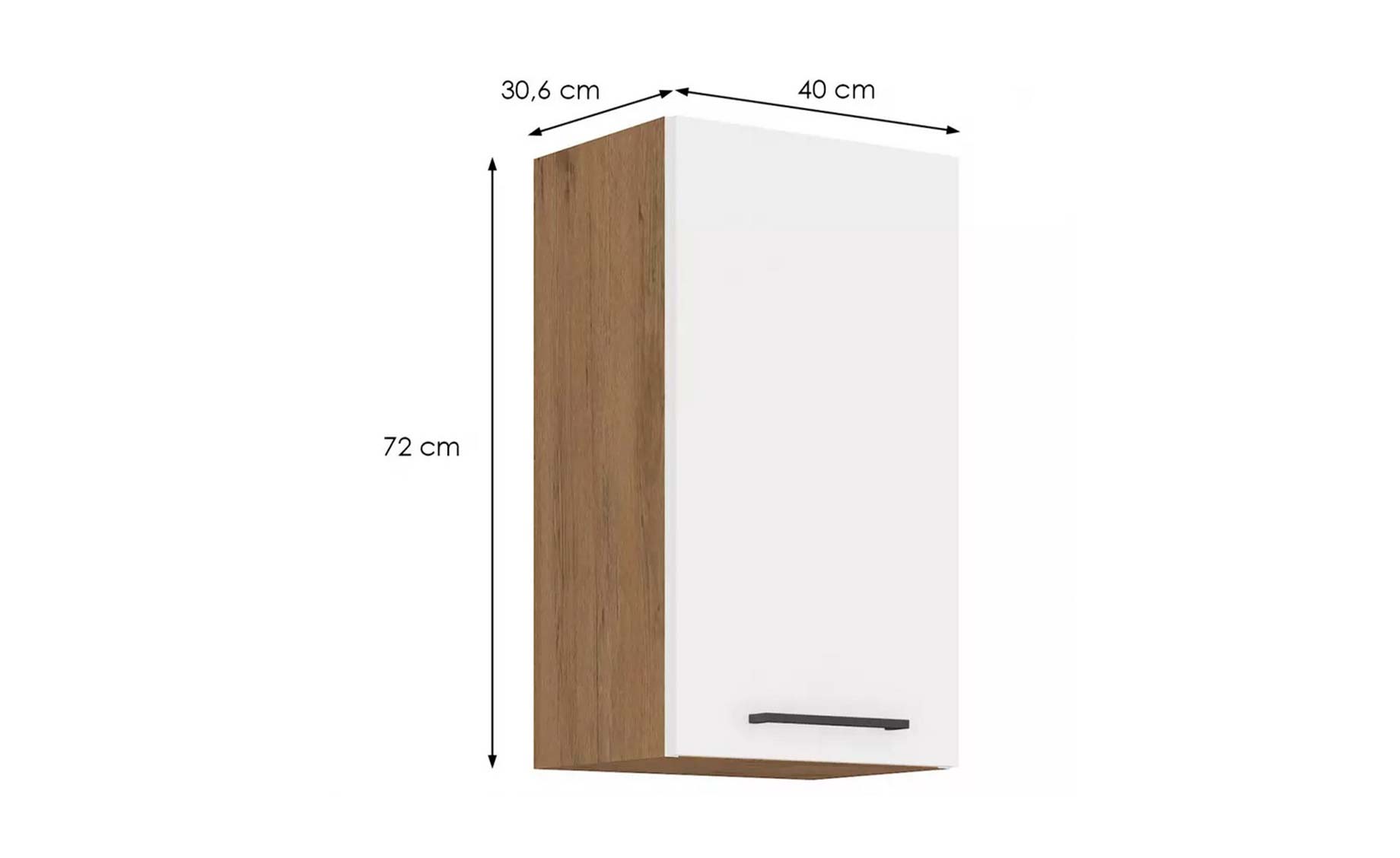 Vigo HG 40g-72 1f viseći el.1vrata 40x29x72 bela visoki sjaj