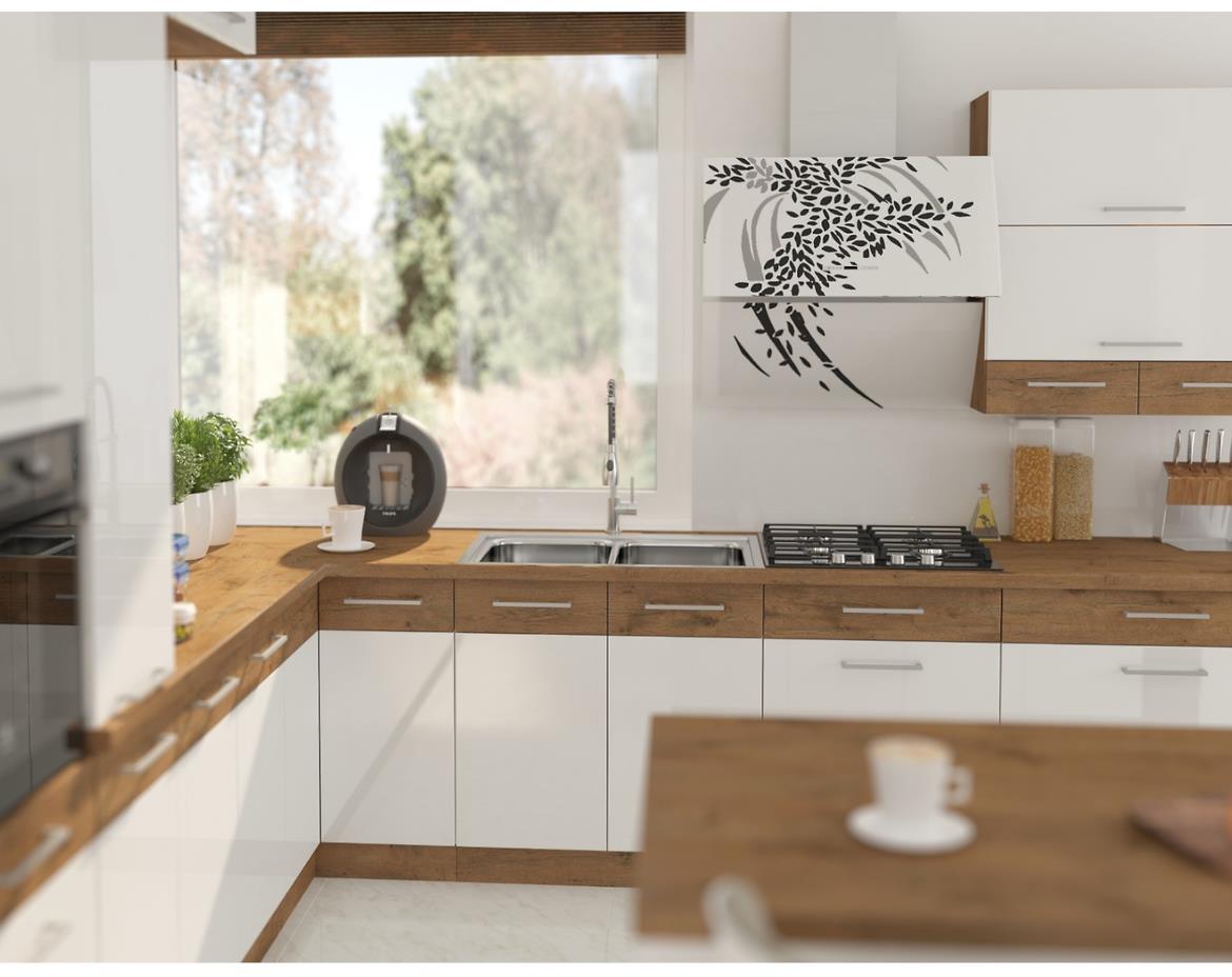 Vigo HG 60nagu-36 1f element 1vrata 60x55x36 bela visoki sjaj