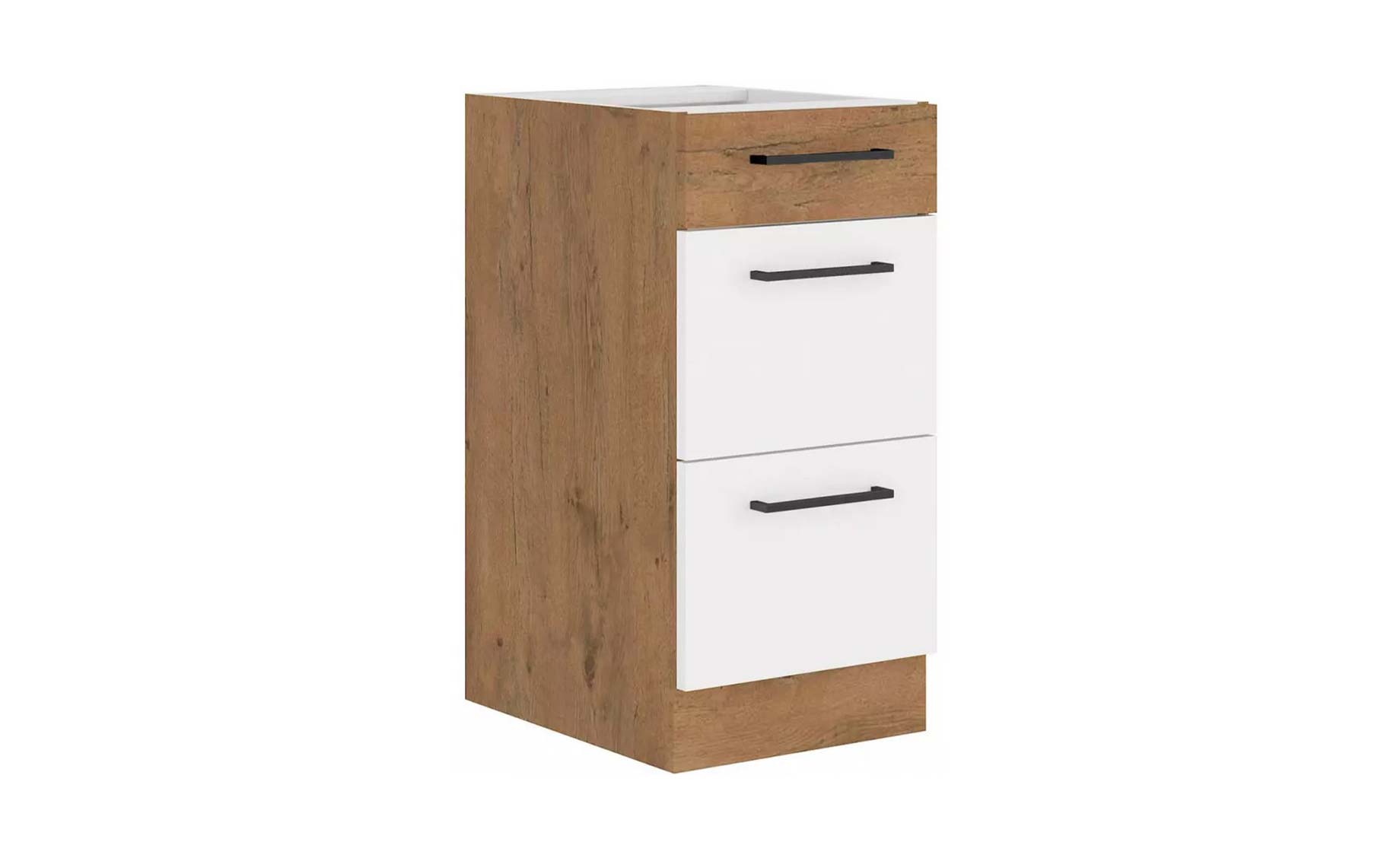 Vigo HG 40d 3s bb baza 1fioka+2korpe 40x55x82 bela visoki sjaj