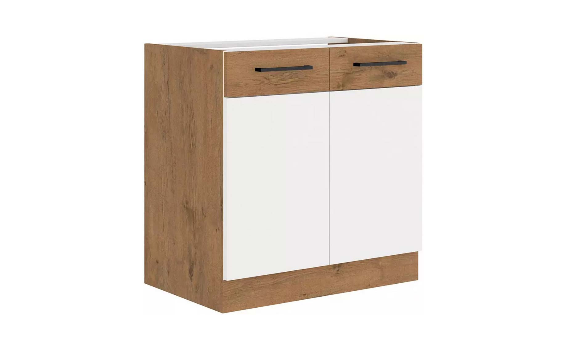 Vigo HG 80d 2f bb baza 2vrata 80x55x82 bela visoki sjaj