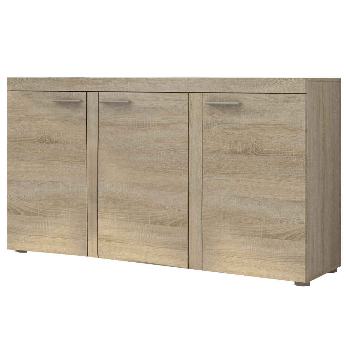 Rumba komoda 3 vrata 149x40x82 natur (sonoma hrast)