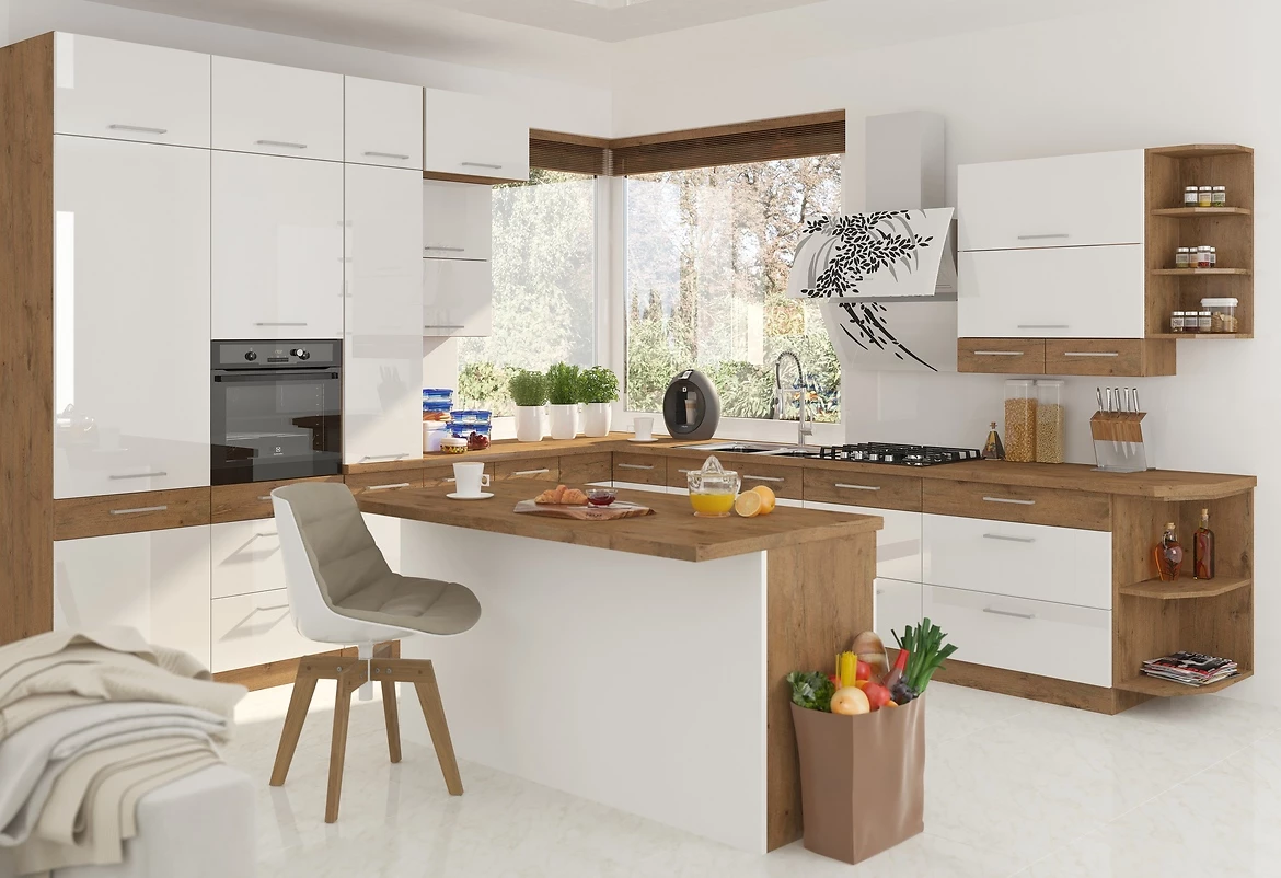 Vigo dab lan.30g-72 zak viseći el.završni s policama 30x29x72 hrast lancelot