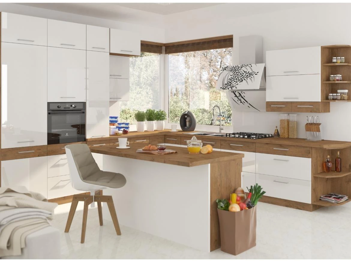 Vigo HG 60d gaz bb baza za rernu 60x55x82 bela visoki sjaj