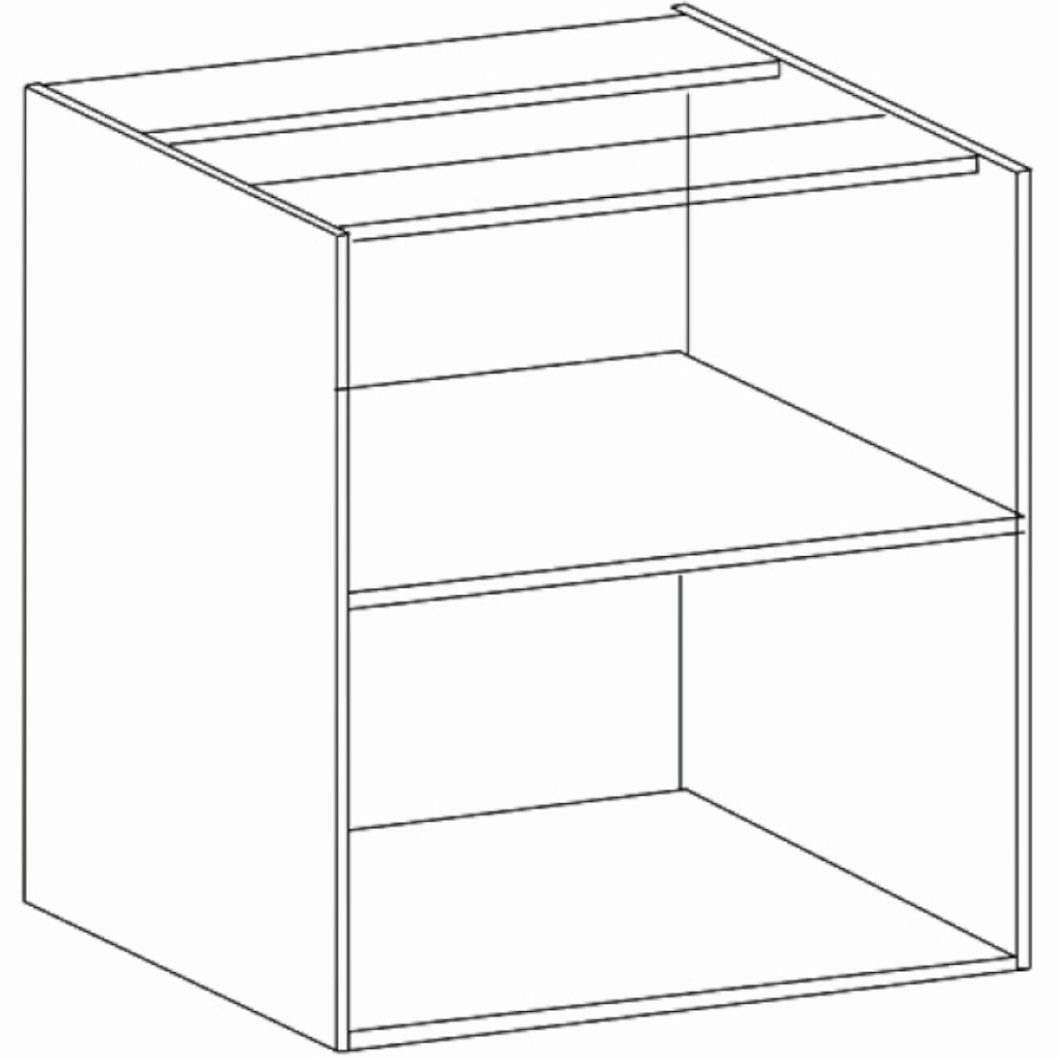 Kuhinjski element Linea D60 siva