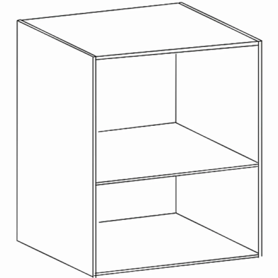 Linea G60 kuhinjski element 2 vrata 60x29,8x72 cm siva/bela