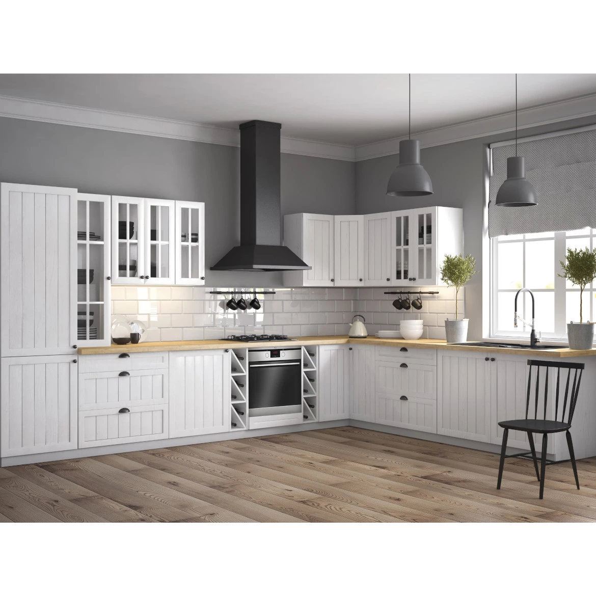 Provansa G60K kuhinjski element 1 vrata 32x60x40 cm bijela