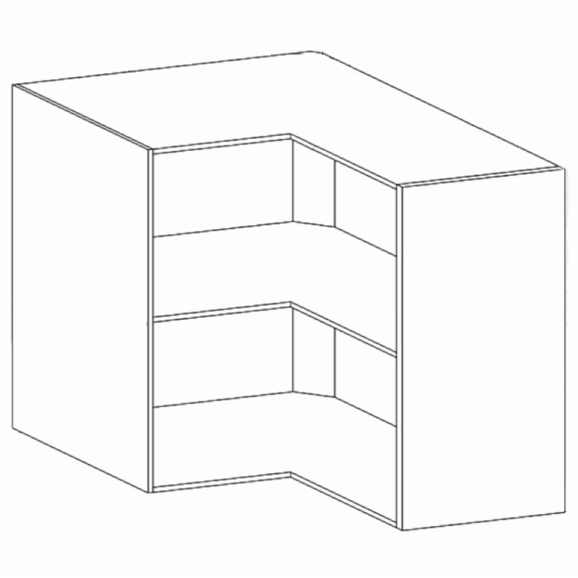 Provansa D90N kuhinjski element 1 vrata 79x79x82 cm bijela