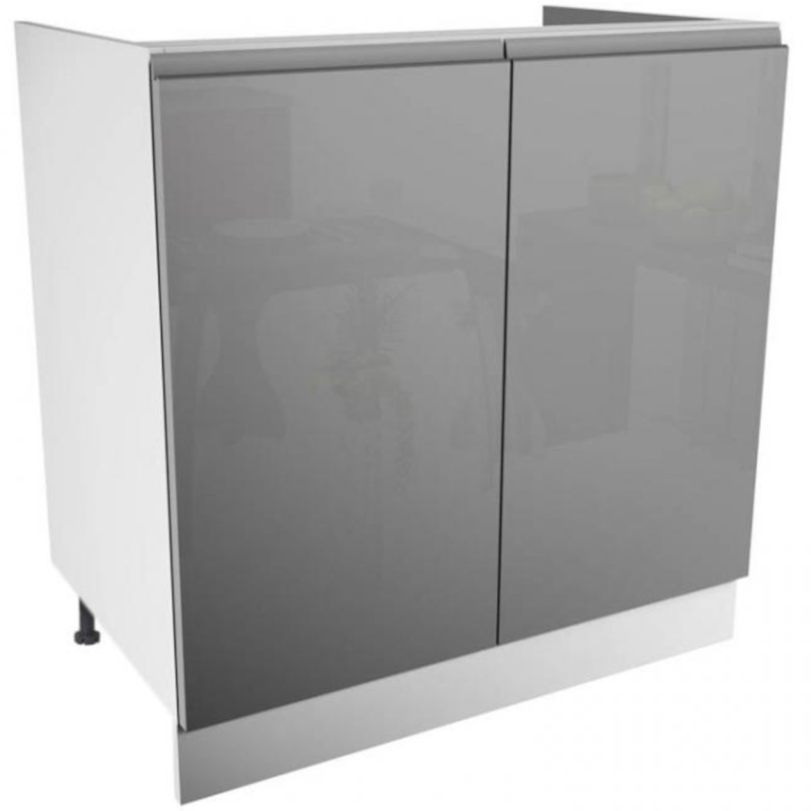 Gardena D80Z kuhinjski element 80x45x82 cm siva/bela