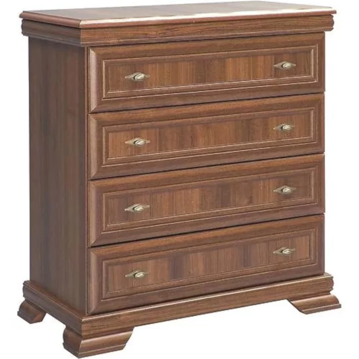 Kora komoda 4 ladice 88x46x97 tamni hrast