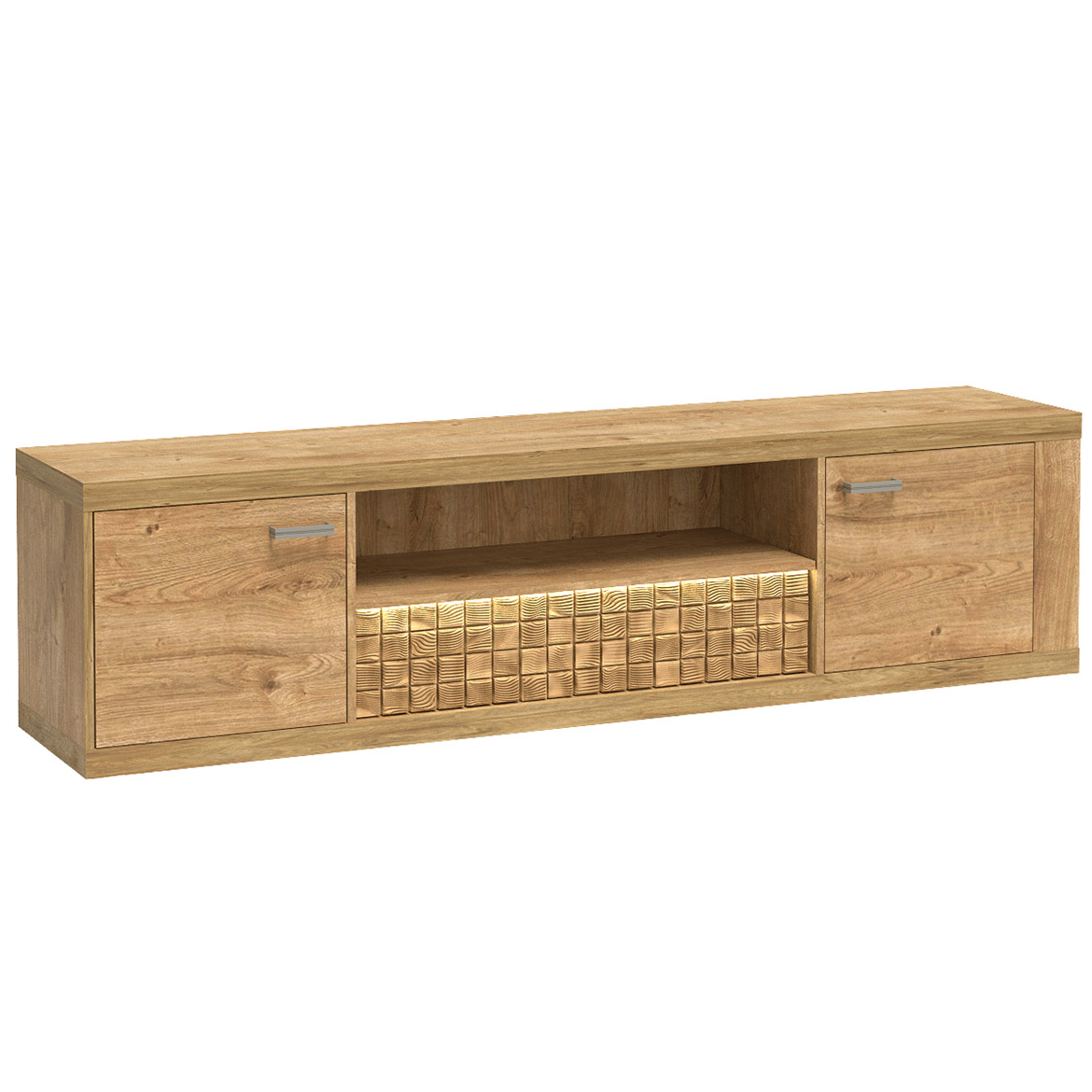 Natural TV komoda 2 vrata+1 fioka 195,5x40,5x51  natur