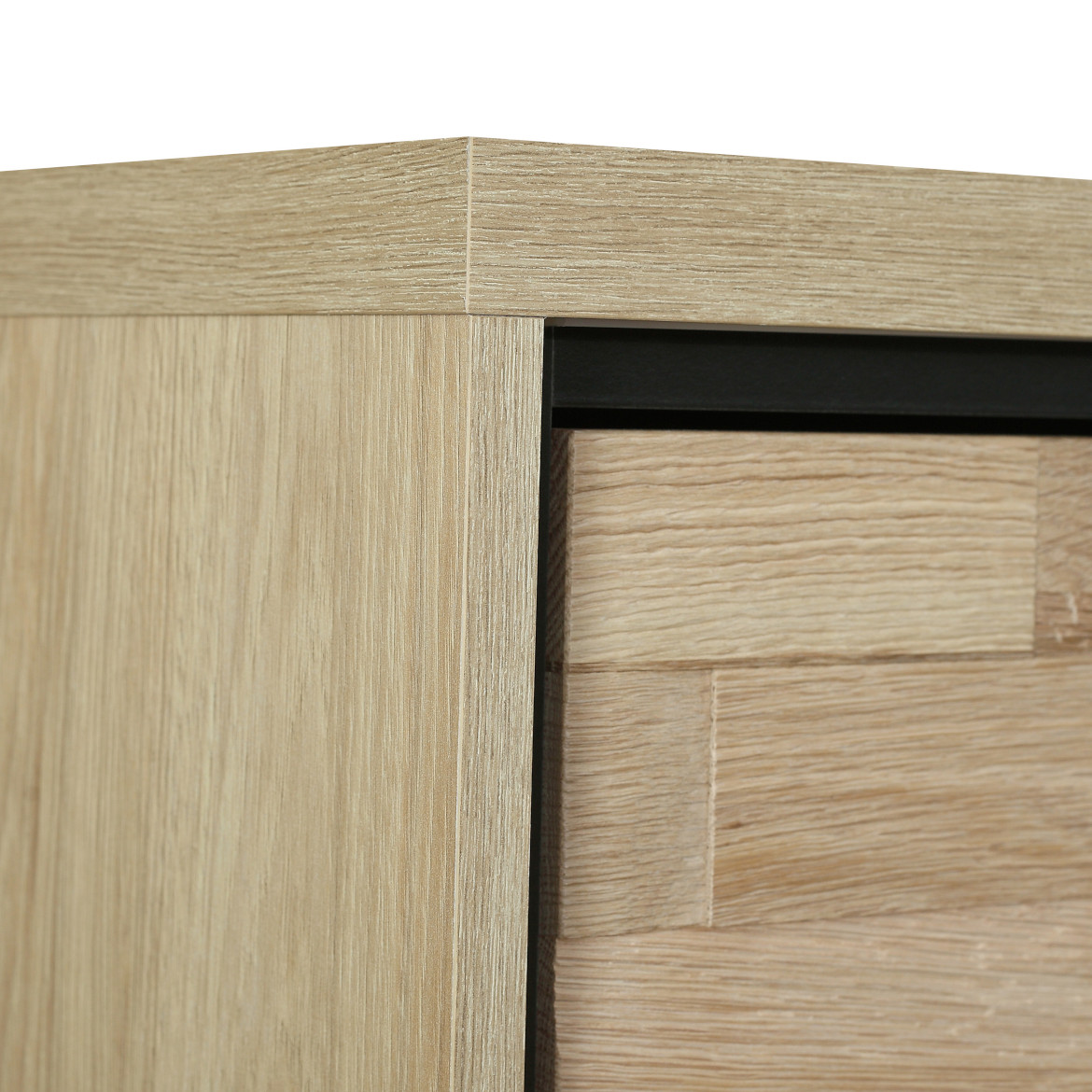 Komoda Mediolan 4 vrata+2 fioke 177,2x41x101 natur