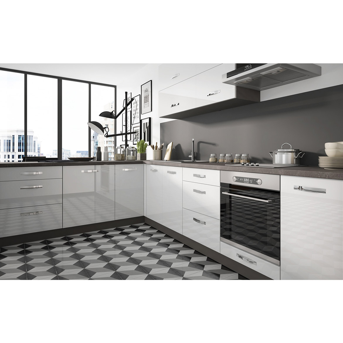 Prednja vrata Essen W8 60 Bela