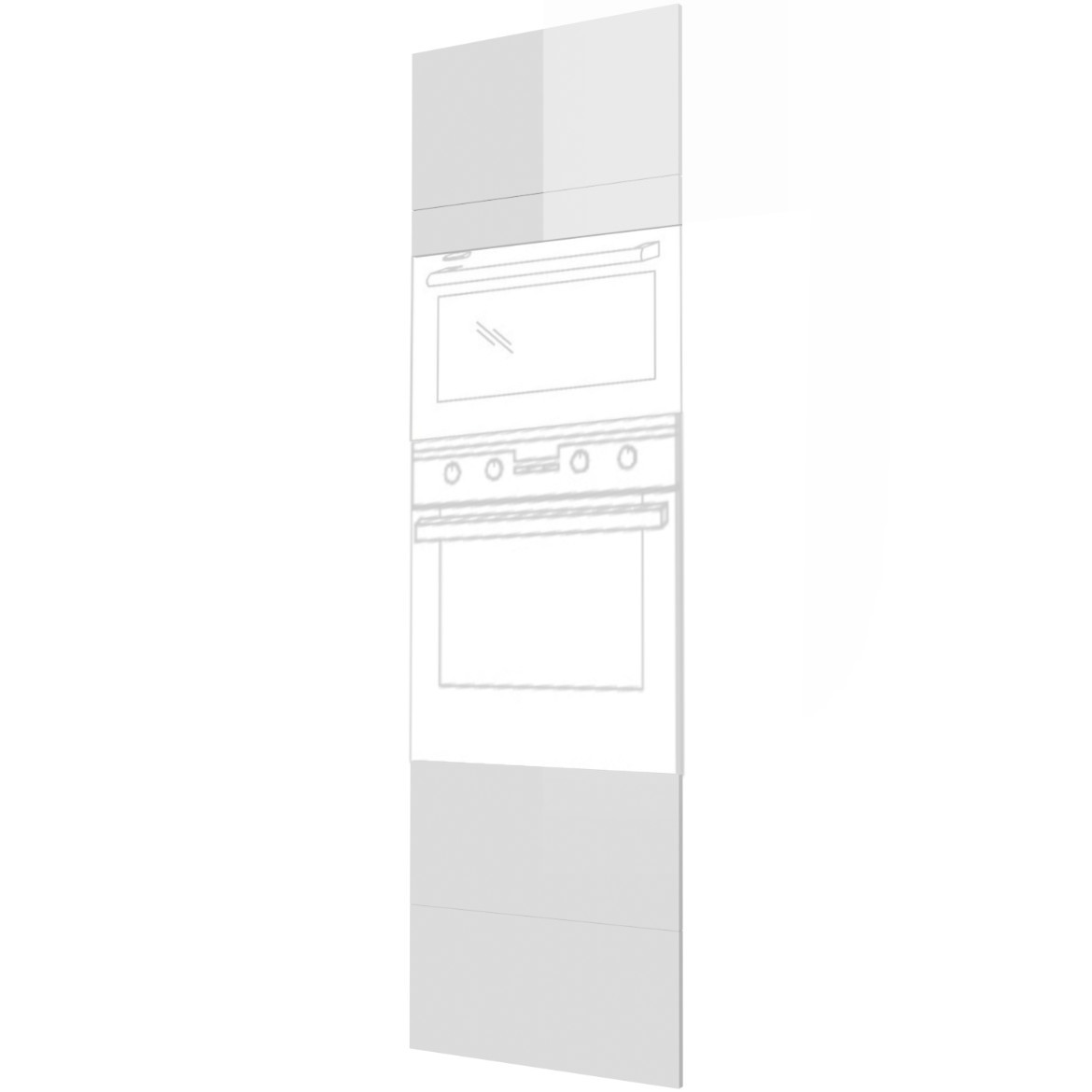Prednja vrata Essen KPL D14 RU / 2M / 2E / 2H / 2A - 284 bela