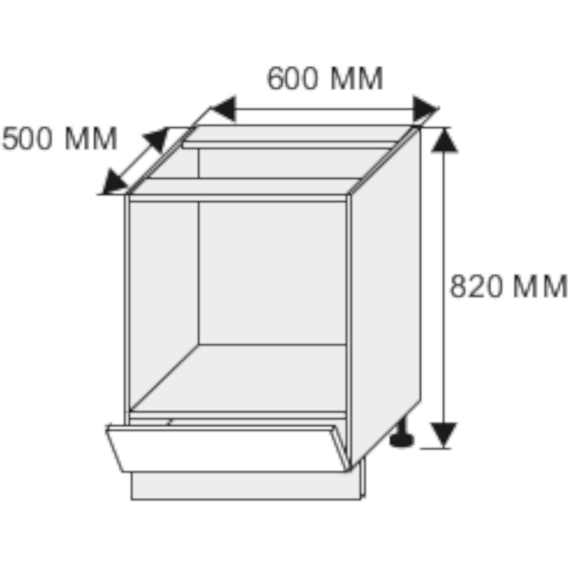 Kuhinjski element Malmo Permbroke D11K / 60