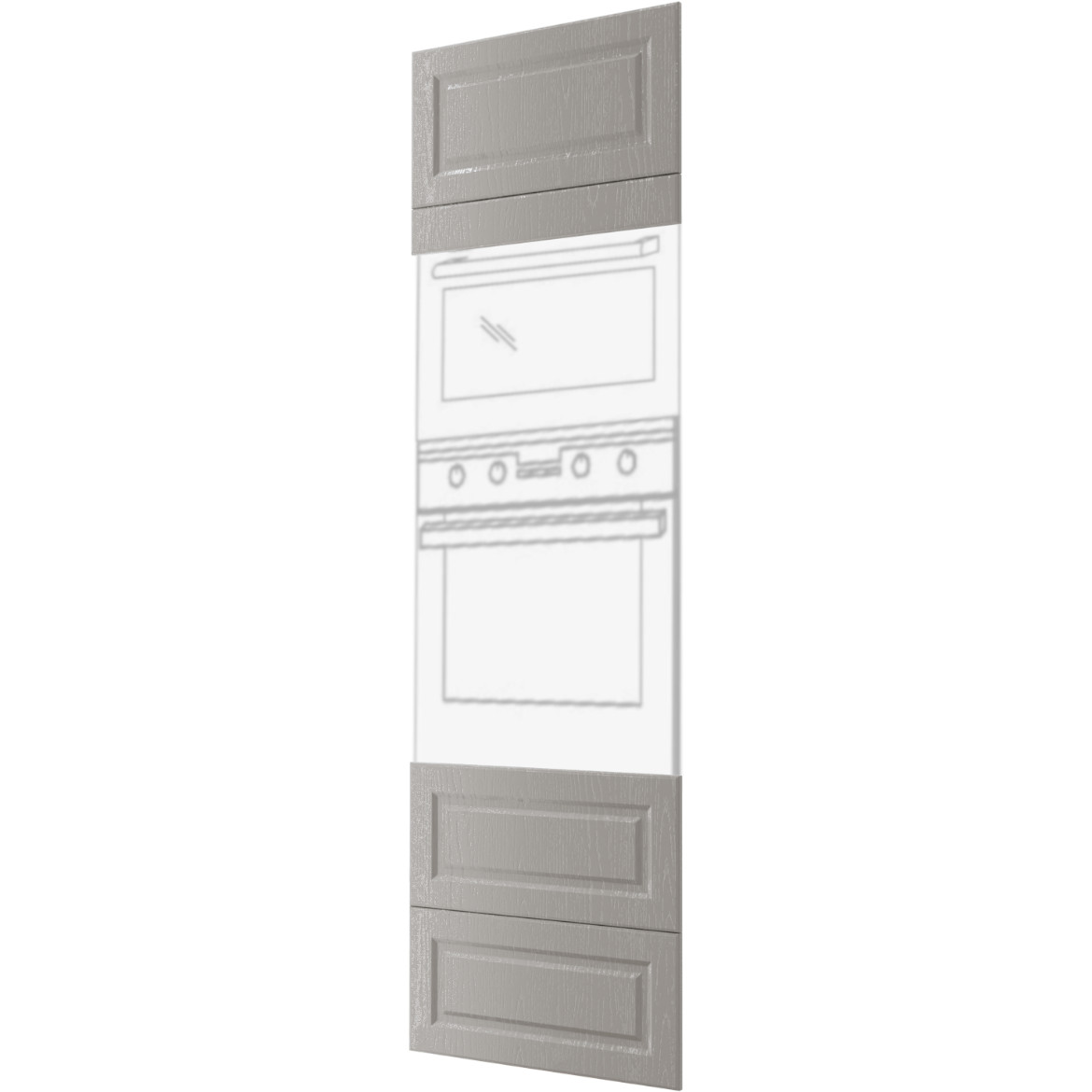 Prednja vrata Emporium D14 Ru / 2m / 2e / 2h / 2a - 284 sivi kamen