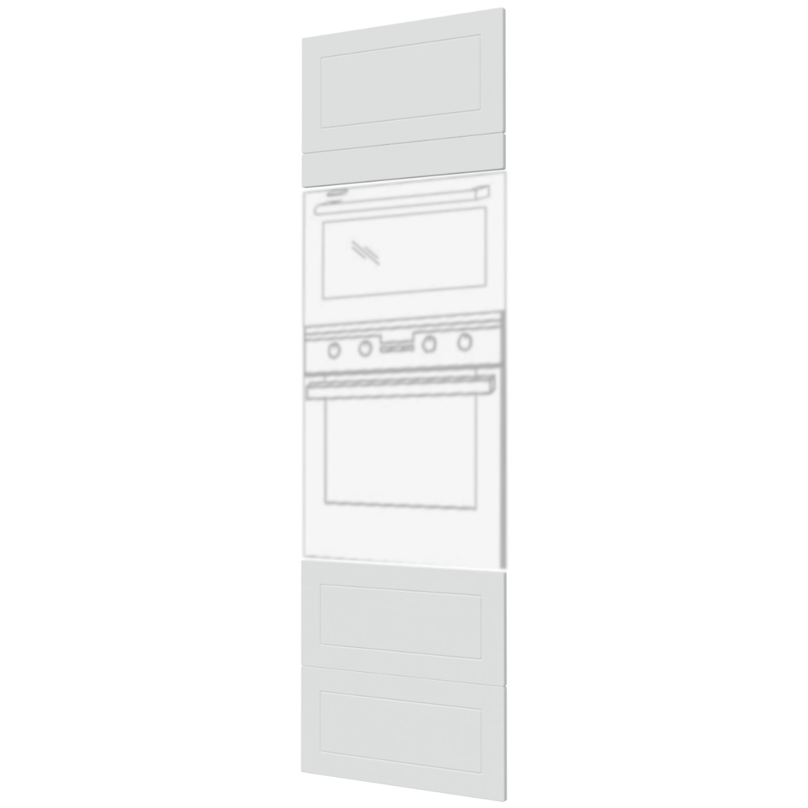 Prednja vrata Quantum D14 RU / 2M / 2E / 2H / 2A - 284 bela mat