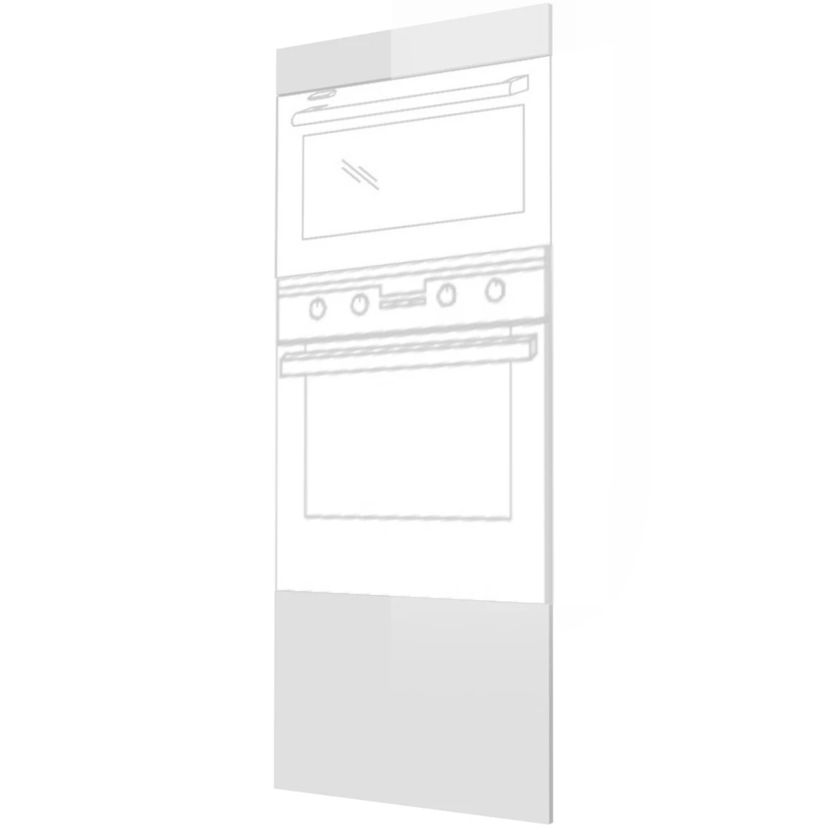 Prednja vrata Platinum D5AM / D5AE / D5AA 60/154 bela