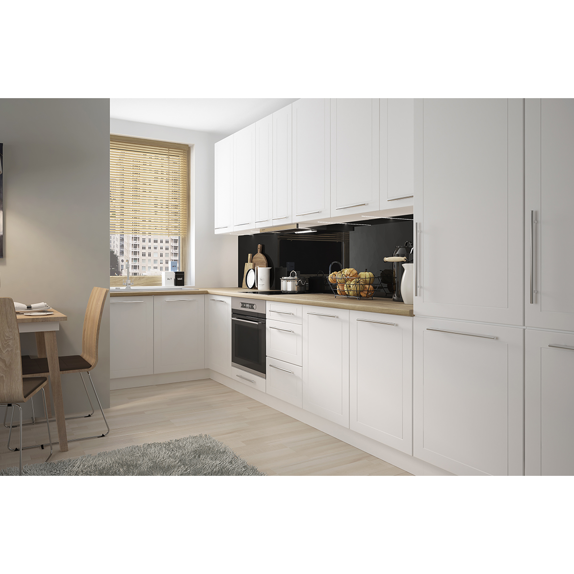 Prednja vrata Quantum W4B 50 bela mat