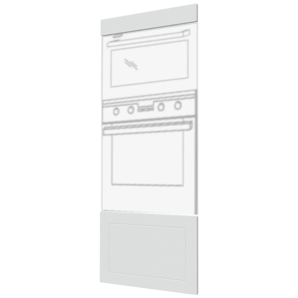 Prednja vrata Quantum D5AM / D5AE / D5AA 60/154 bela mat