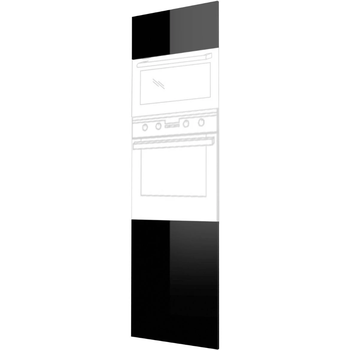 Prednja vrata Platinum D14RU crna