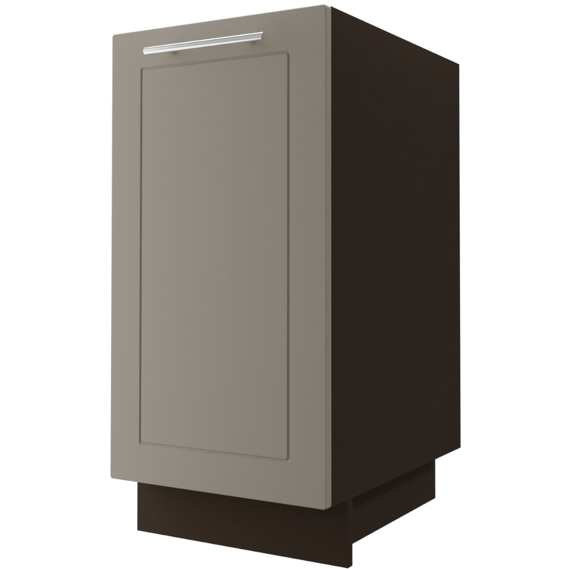 Kuhinjski element Quantum D1D / 40 bež mat / braon