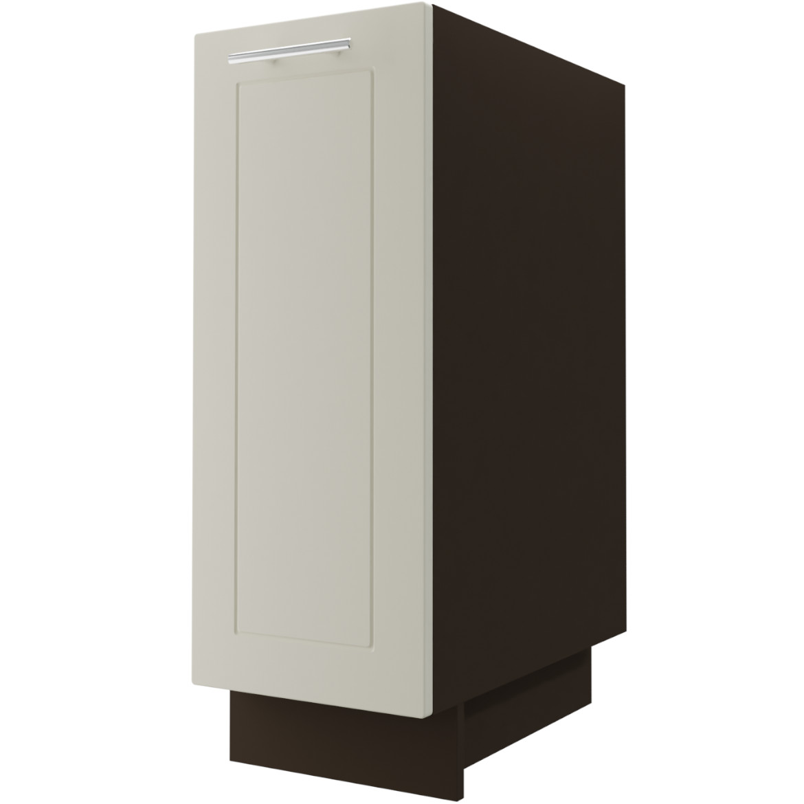 Kuhinjski element Quantum D1D / 30 vanila mat / braon