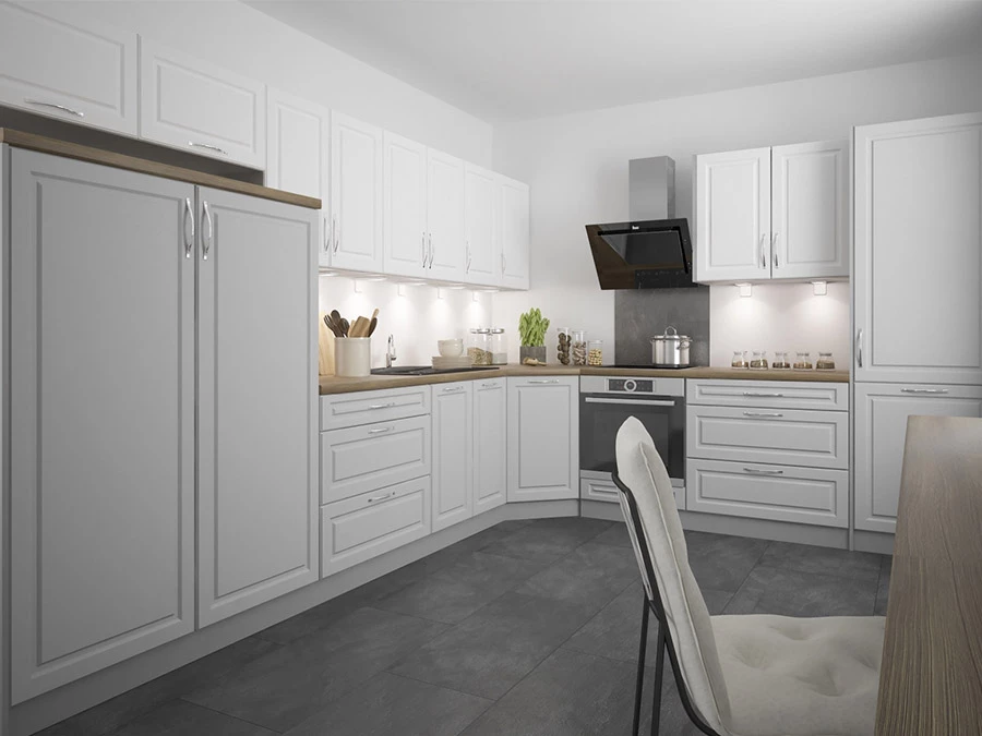 Prednja vrata Emporium 40x96 cm svetlo siva