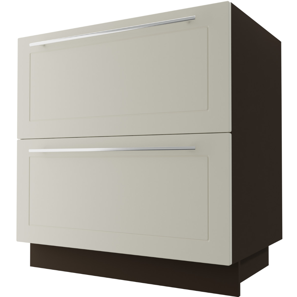 Kuhinjski element Quantum D2M / 80 vanila mat / braon