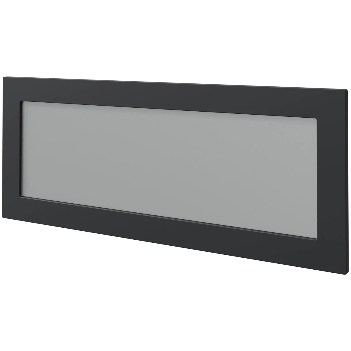 Staklena vrata Quantum 90x35,4 cm grafit