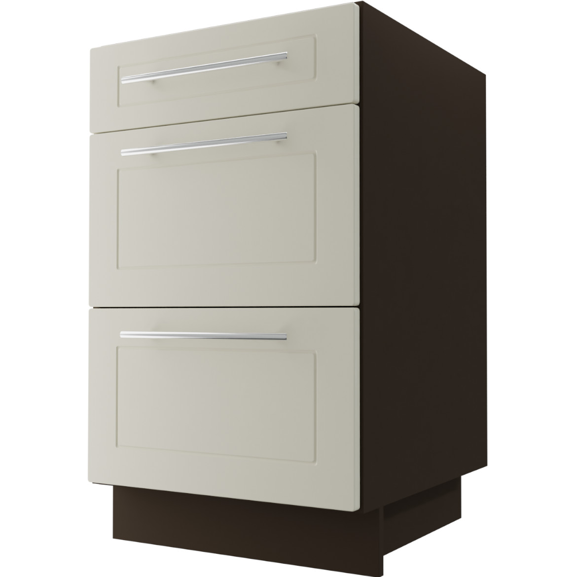 Kuhinjski element Quantum D3M / 50 vanila mat / braon