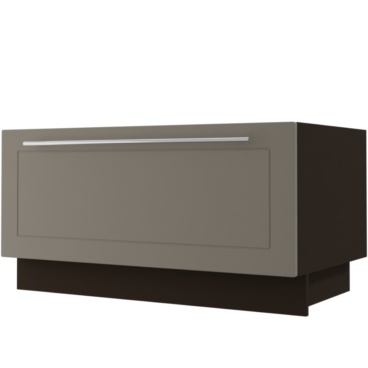 Kuhinjski element Quantum D1K / 90 bež mat / braon