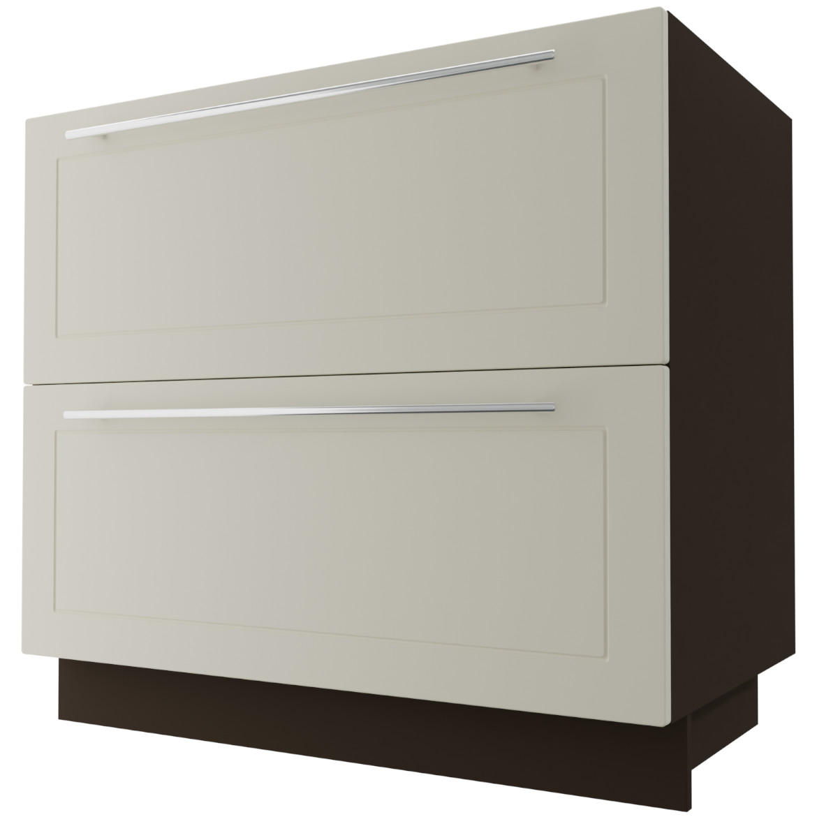 Kuhinjski element Quantum D2M / 90 vanila mat / braon