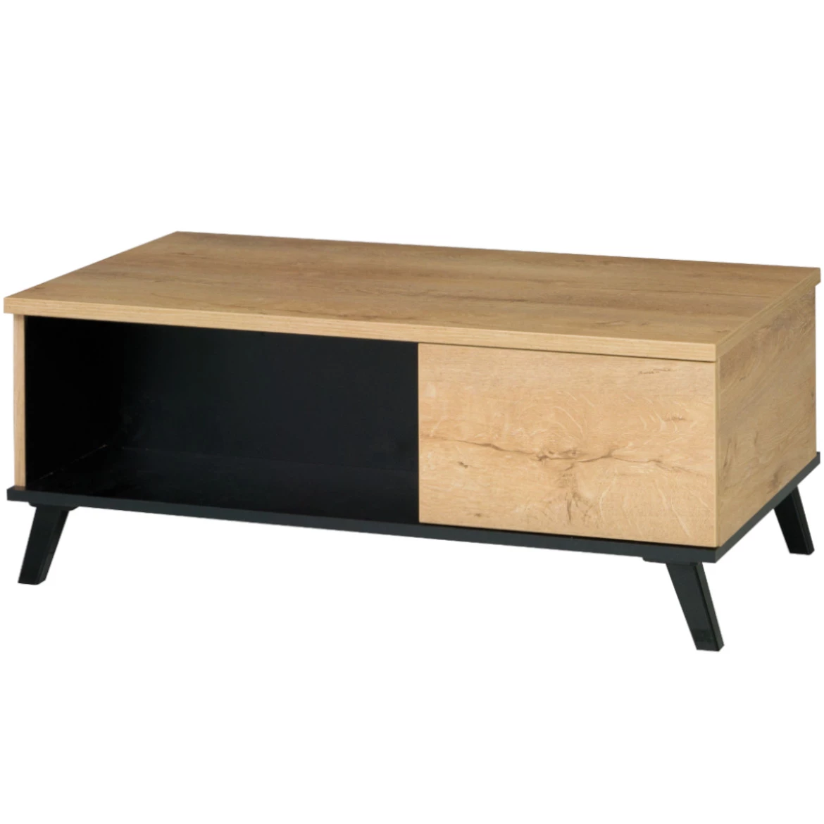 Klub sto John 1 polica 10x61x40 cm tamni hrast