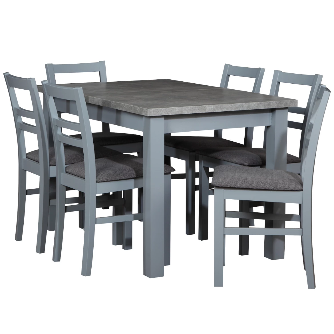 Set sto i stolice Odysseusz 1 + 6 beton