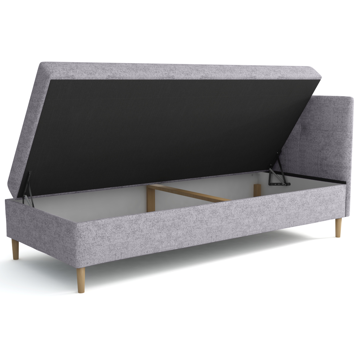 Krevet Enzo sa prostorom za odlaganje desni 82x204x112 cm ljubicasti