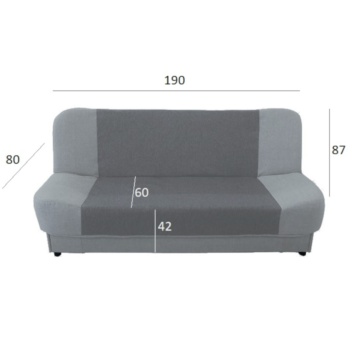 Sofa na razvlacenje Finkas Hugo 12 + Hugo 16