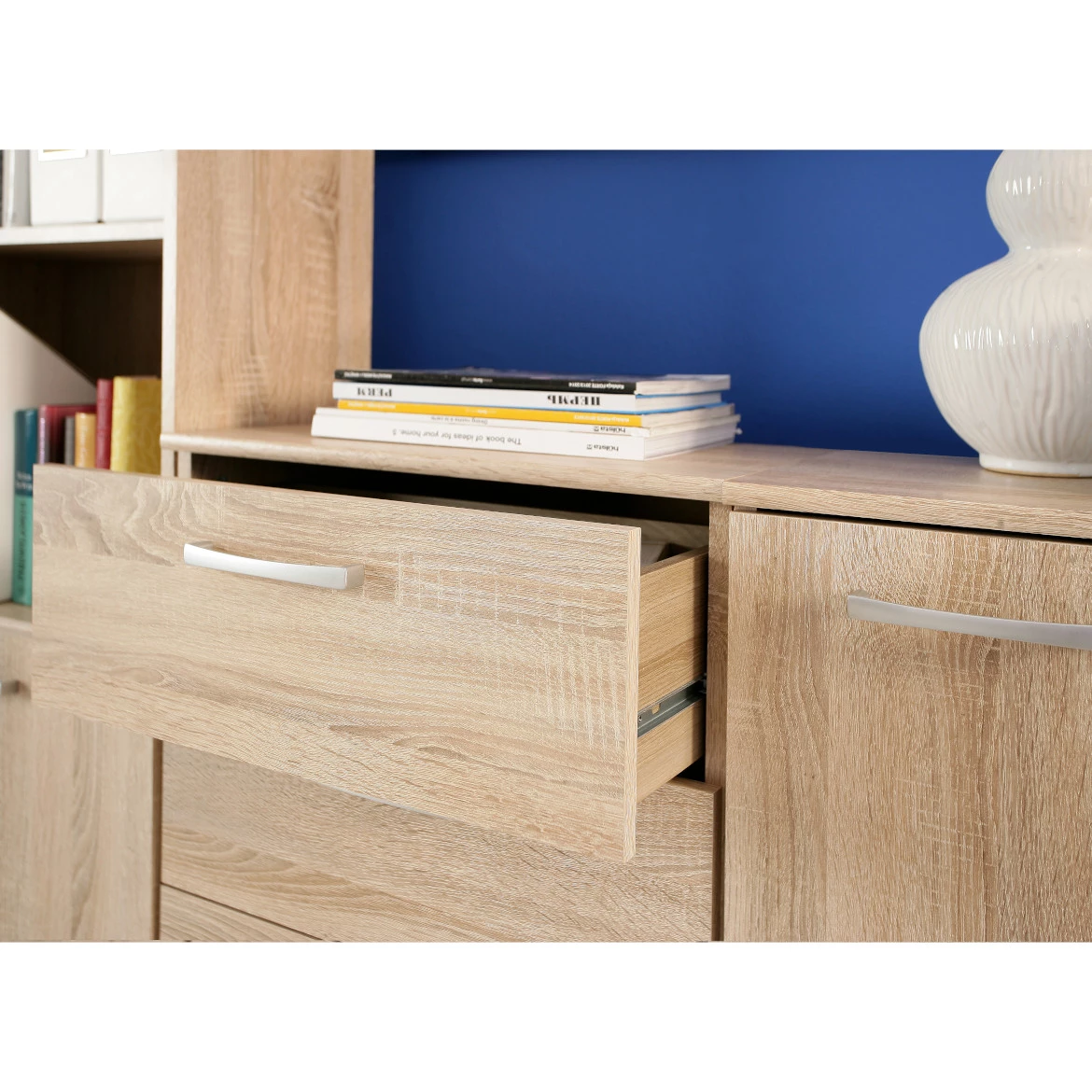 Niko komoda 4 fioke 50x29x82 cm natur (sonoma hrast)